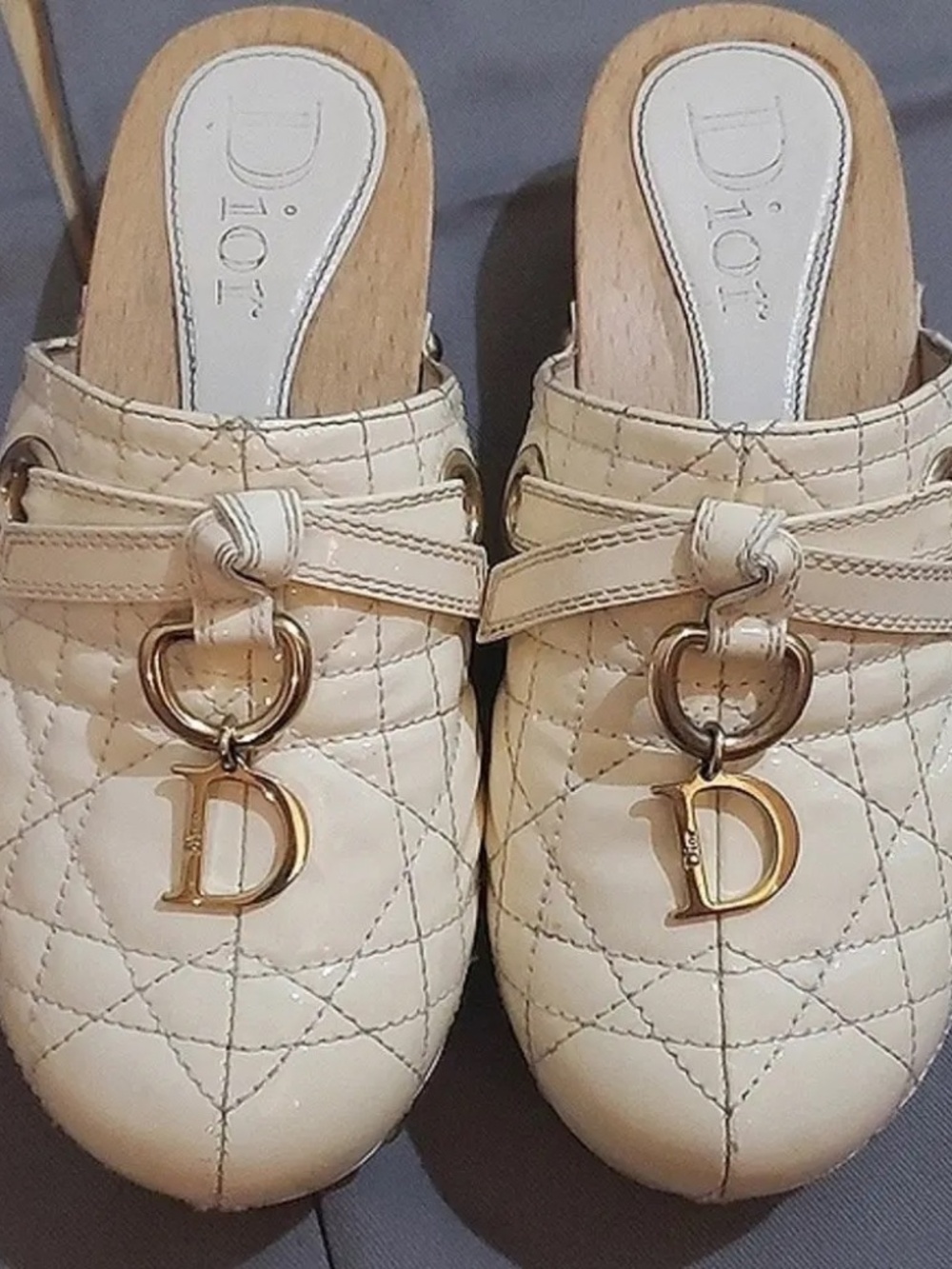 Dior Cannage Lady Dior Clogs Shoes size 34